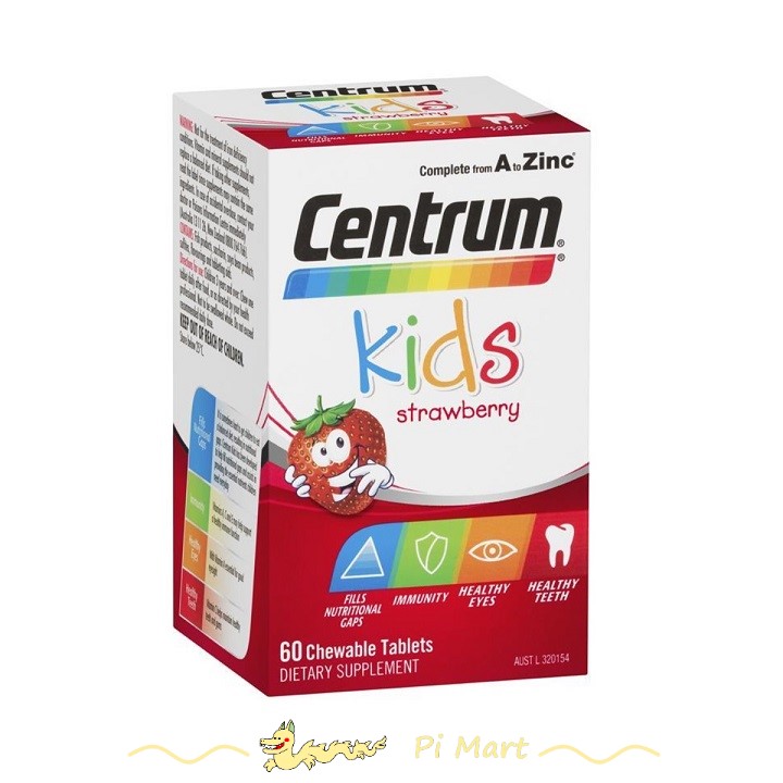 Centrum Kids Multi Vitamin 60 viên