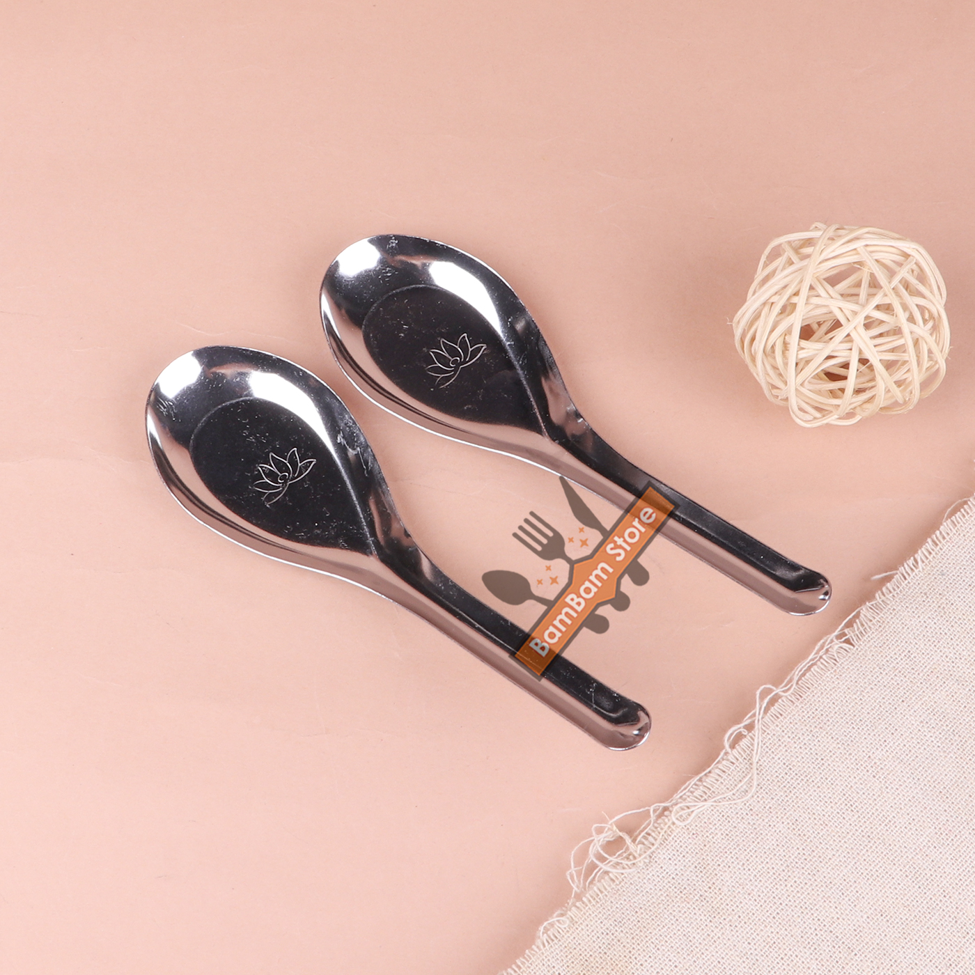 BỘ 10 MUỖNG ĂN LỚN INOX MUI10
