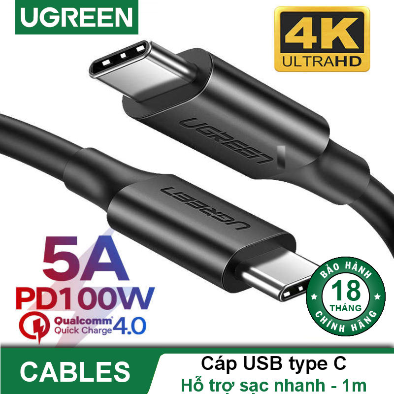 CÁP USB 2 ĐẦU TYPE C UGREEN 50232