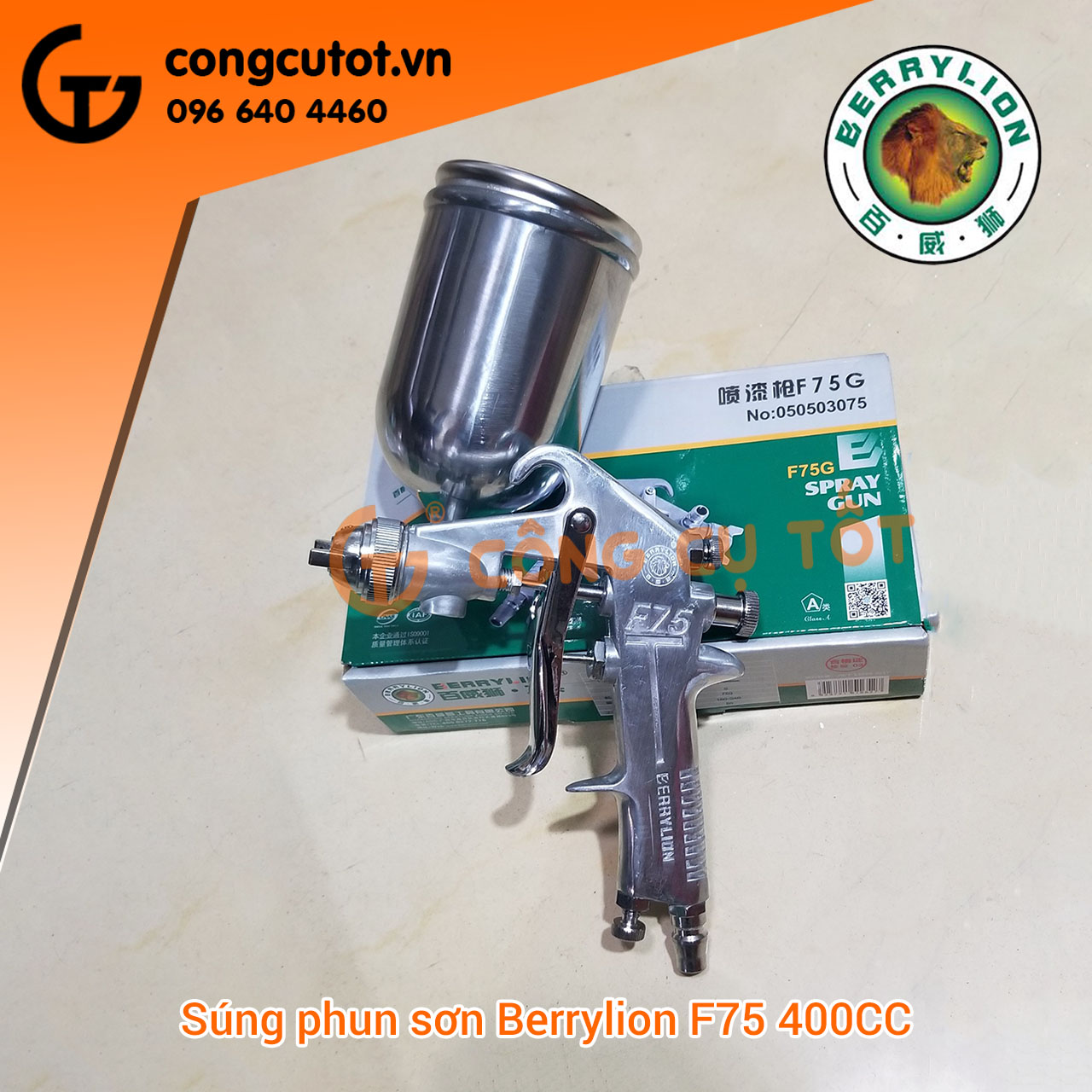 BÌNH PHUN SƠN BERRYLION F75 400CC