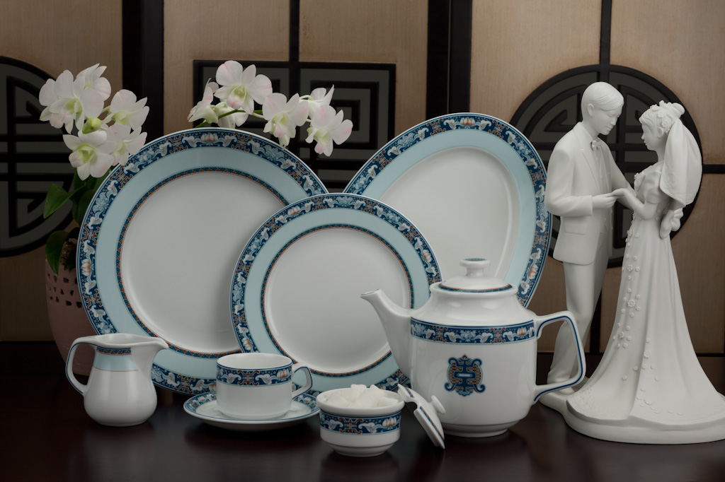 CHÉN CƠM MINH LONG JASMINE PHƯỚC LỘC THỌ 11.5CM