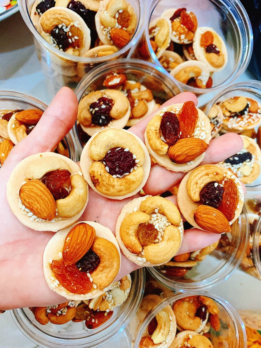 Bánh đồng tiền mix hạt 420g