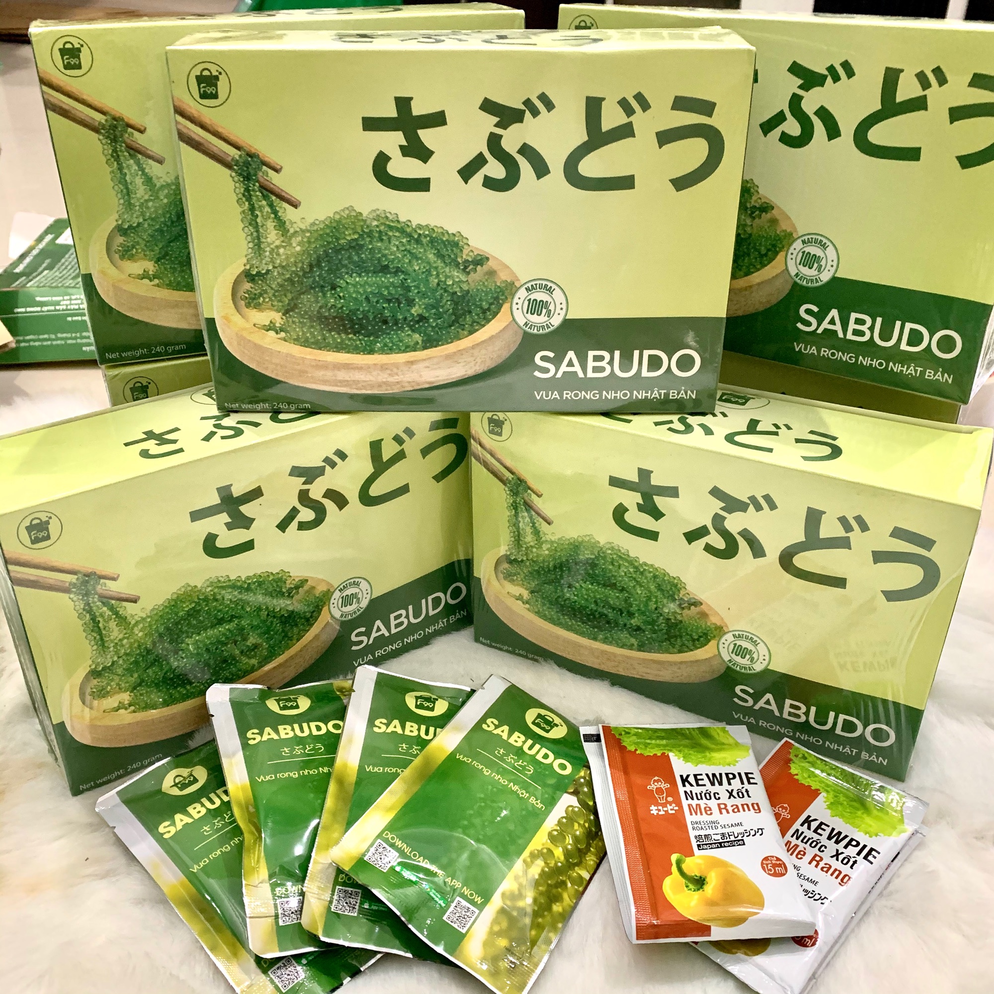 Rong nho Sabudo 20g combo 4 gói