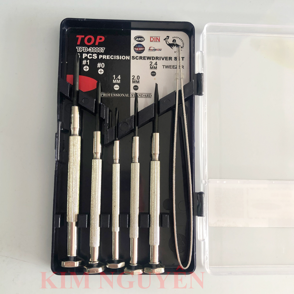 BỘ TUA VÍT 6 CHI TIẾT TOP TPD-30007