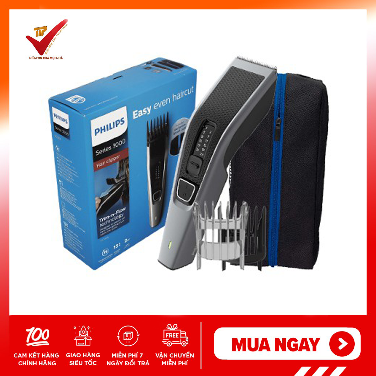 Tông đơ cắt tóc Philips HC3426
