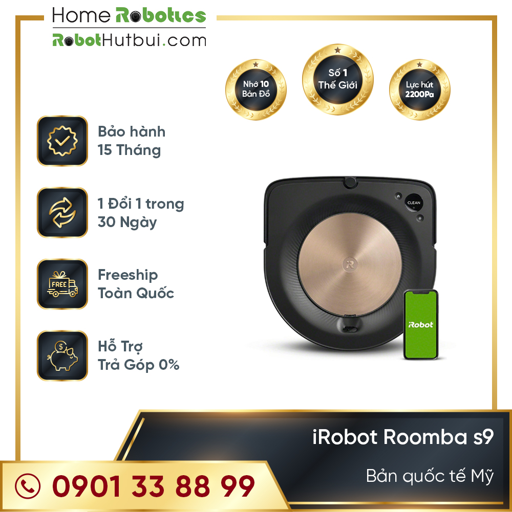 ROBOT HÚT BỤI IROBOT ROOMBA S9