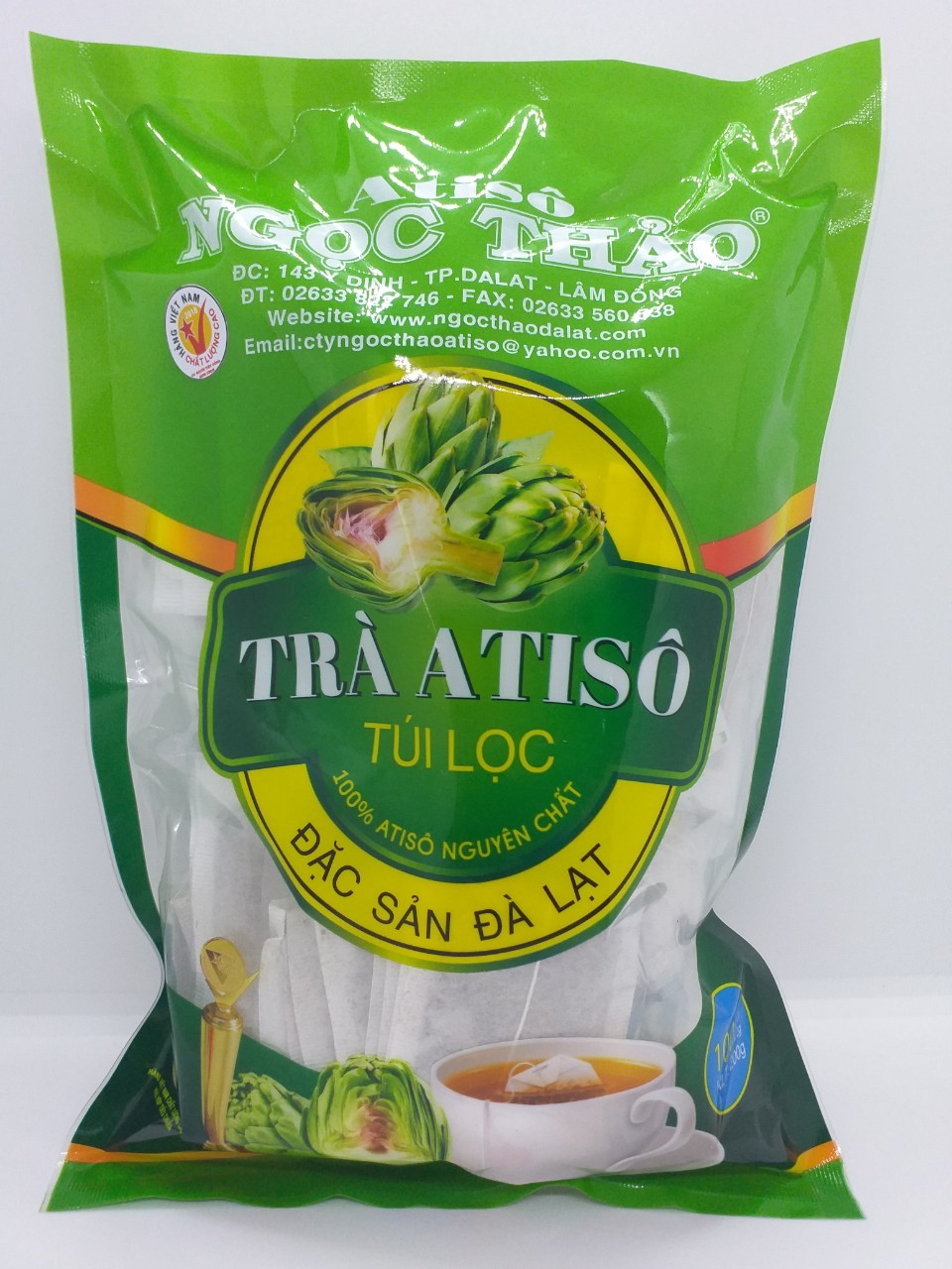 Trà Atiso Ngọc Thảo 100 túi lọc