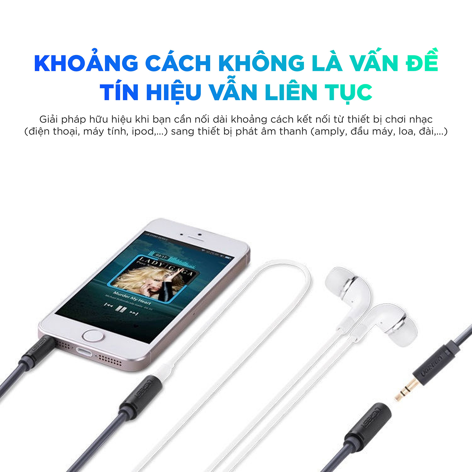 Cáp Audio 3.5mm UGREEN 10781