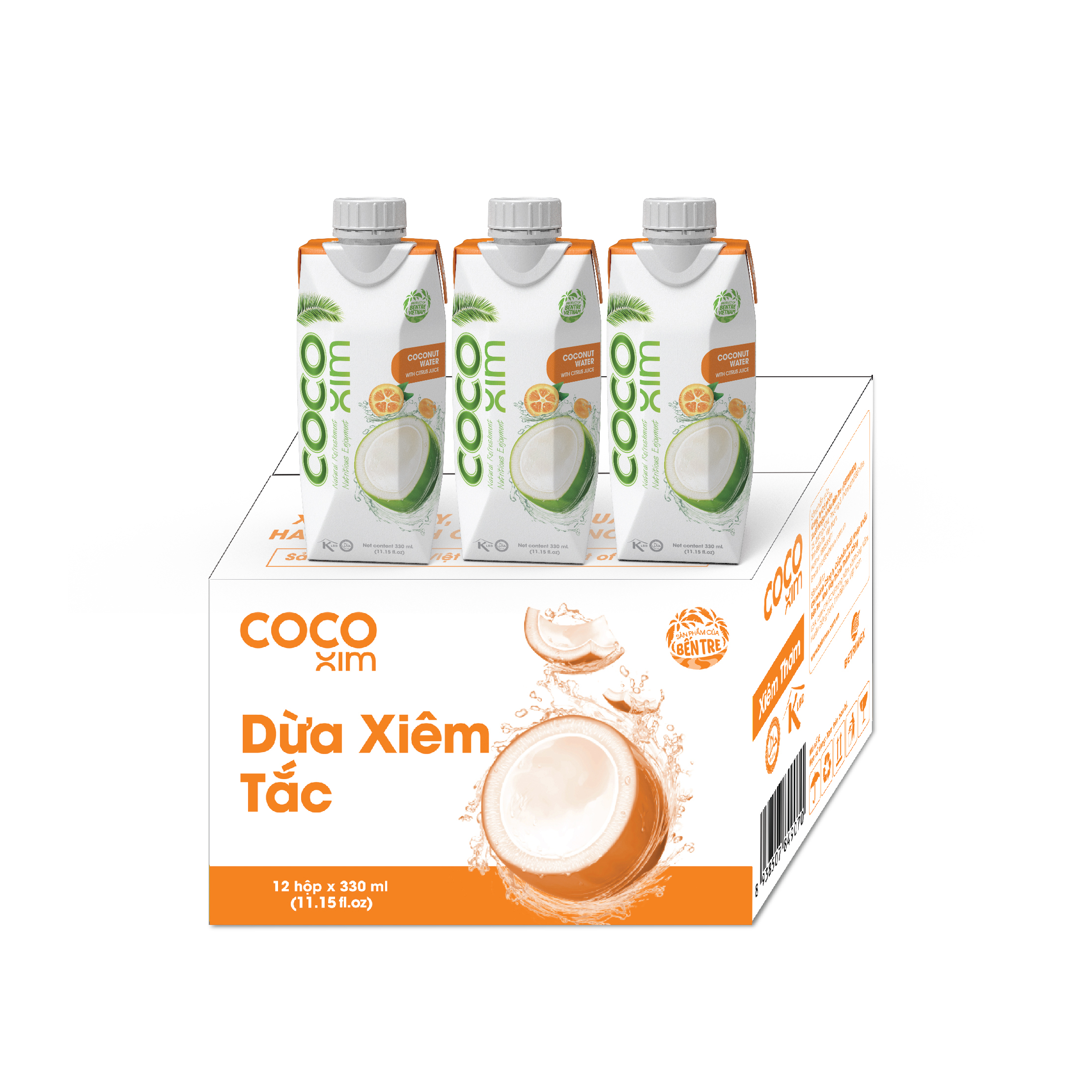 Nước dừa xiêm tắc Cocoxim 330ML