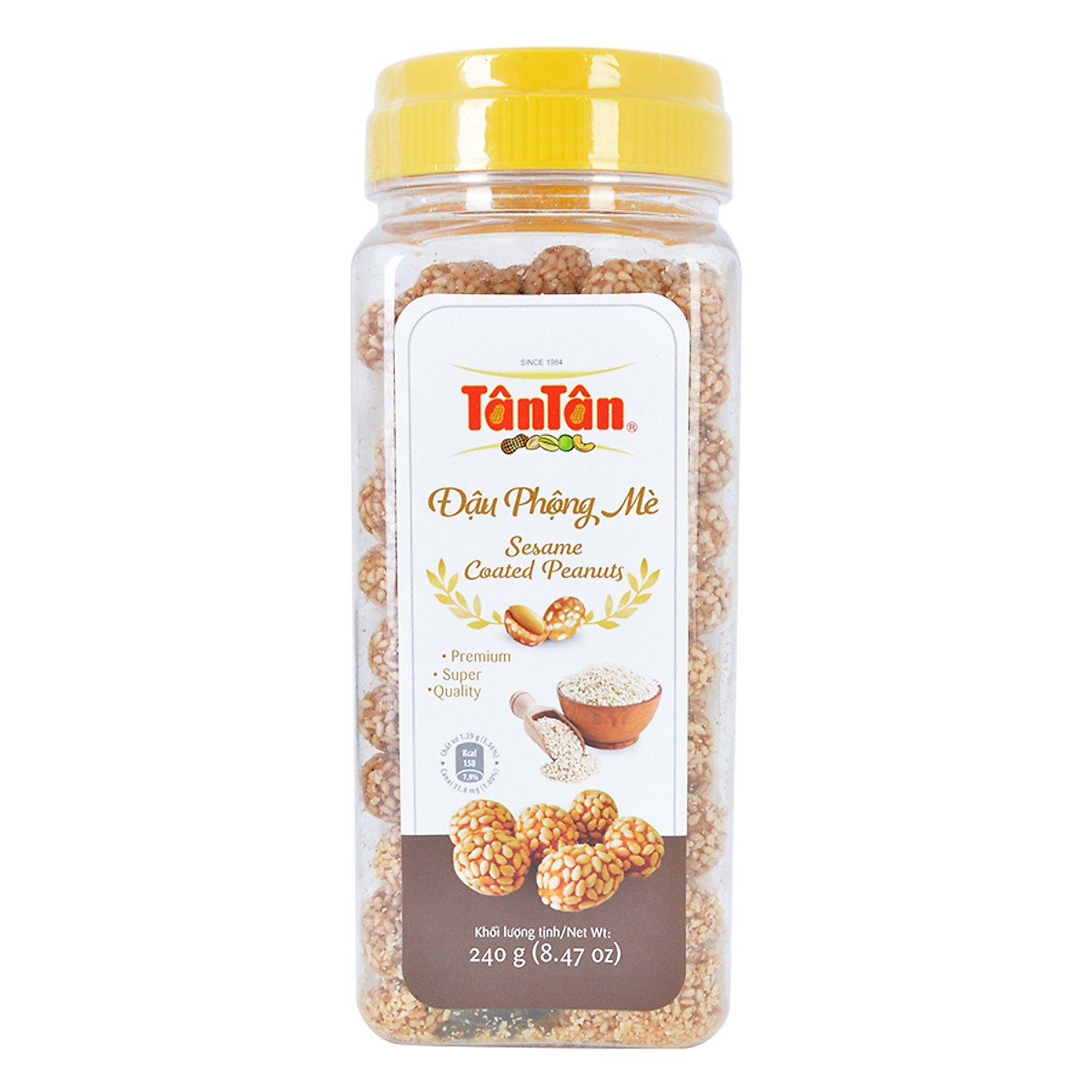Đậu phộng mè Tân Tân hũ 240g