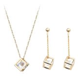 Bộ Trang Sức Hình Khối Vuông Alola JW317