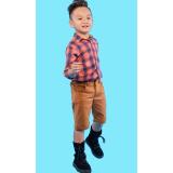 Quần Shorts Nâu Da Bò Bé Trai Ugether UKID117