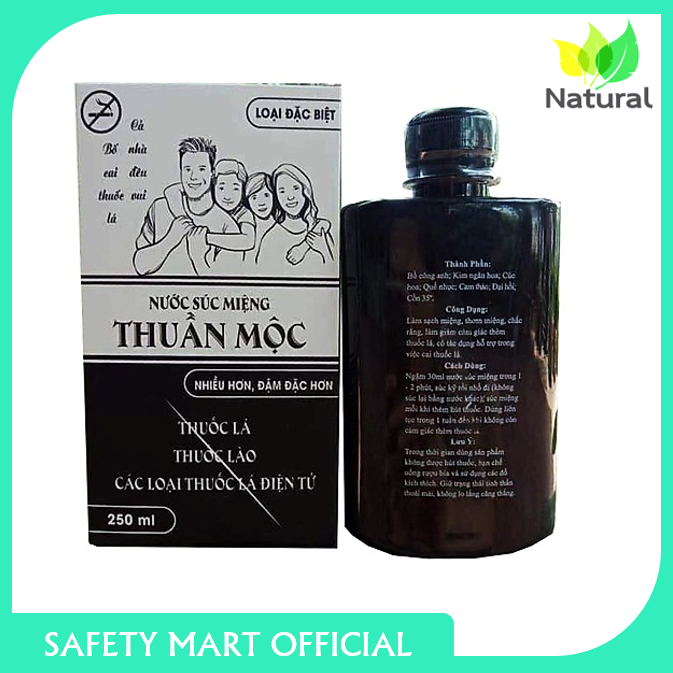 Nước Súc Miệng Thuần Mộc cai thuốc