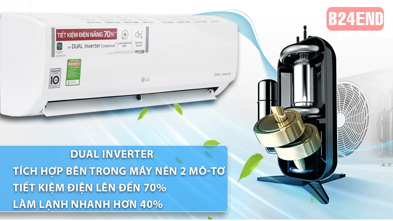 Máy lạnh/Điều hòa LG B24END 21.500btu