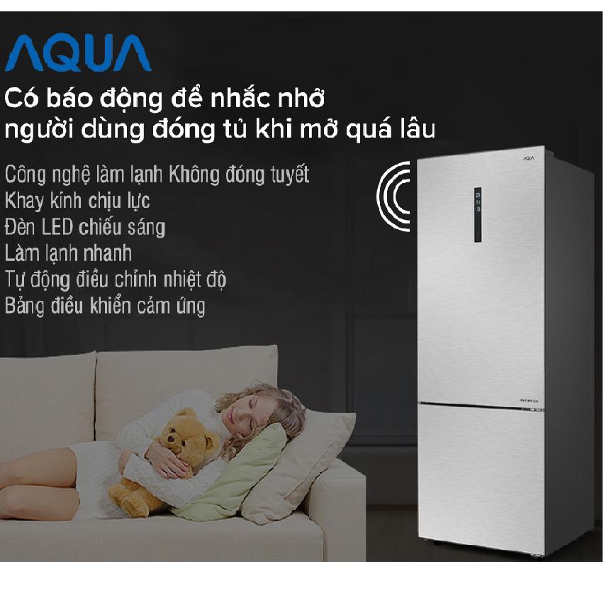 TỦ LẠNH AQUA AQR-I465AB-SW 455 LÍT