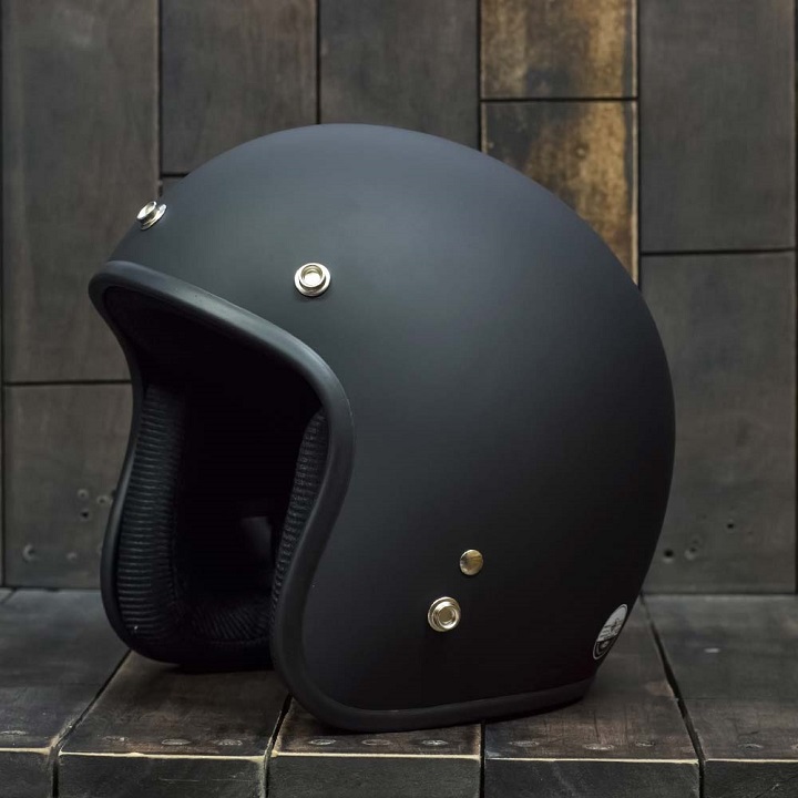 Mũ Bảo Hiểm 3/4 Cafe Race chuyên phượt