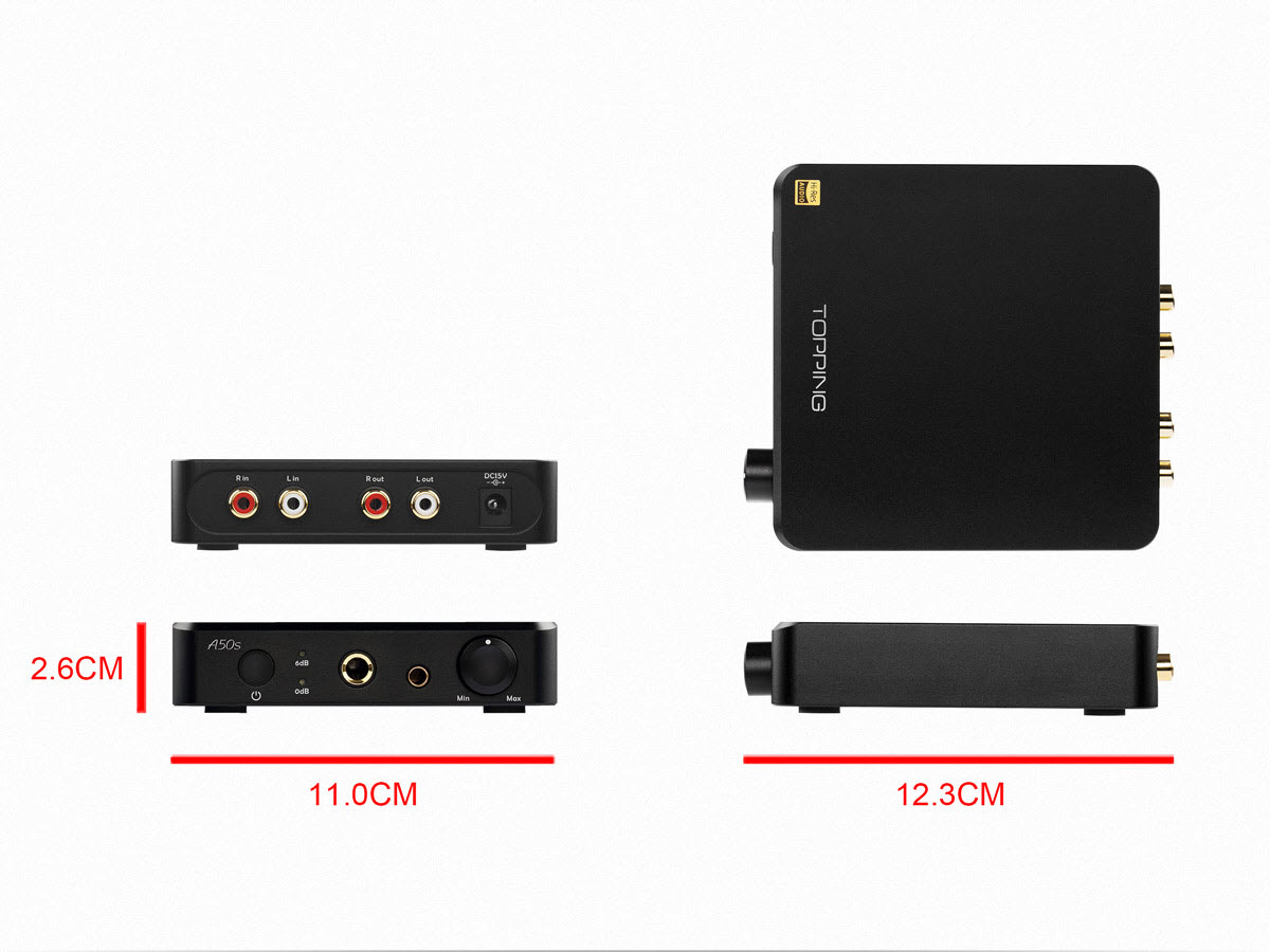 Bộ Amplifier Nghe Nhạc Lossless TOPPING A50S