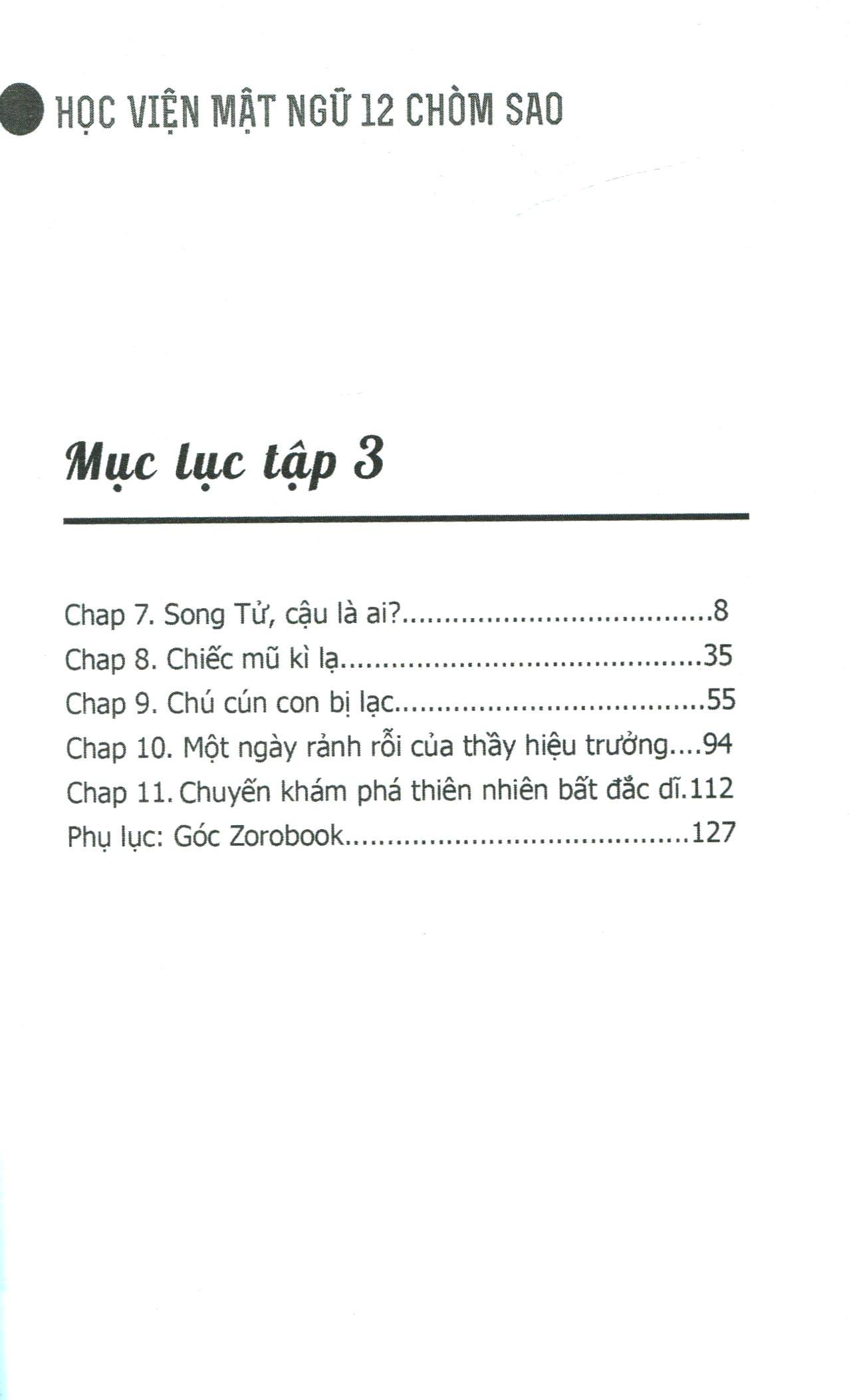 Học Viện Mật Ngữ 12 Chòm Sao - tập 3