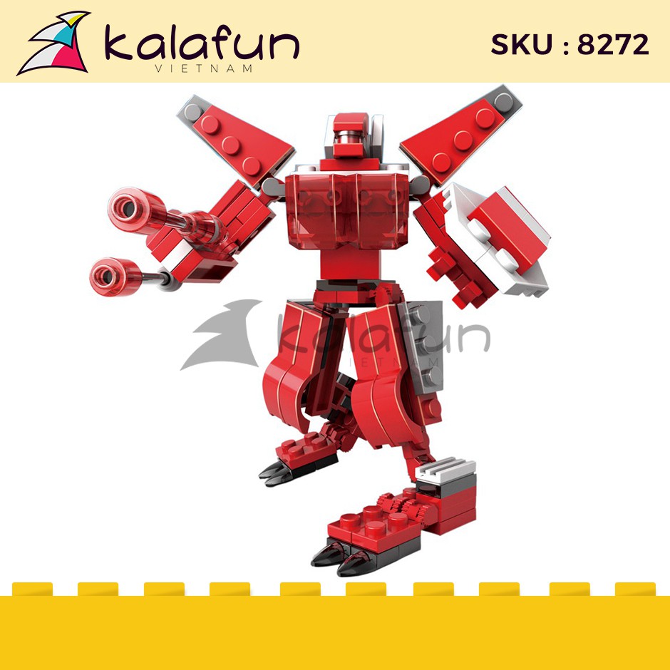 Đồ Chơi Lắp Ráp Chiến Binh Ratchet Lele Brother - Transformer Fighter 3in1 8272 (134 Mảnh Ghép)