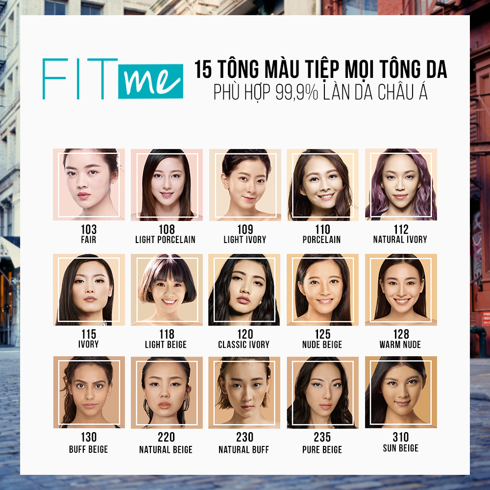 Kem Nền Maybelline Fit Me Foundation Matte - 30ml