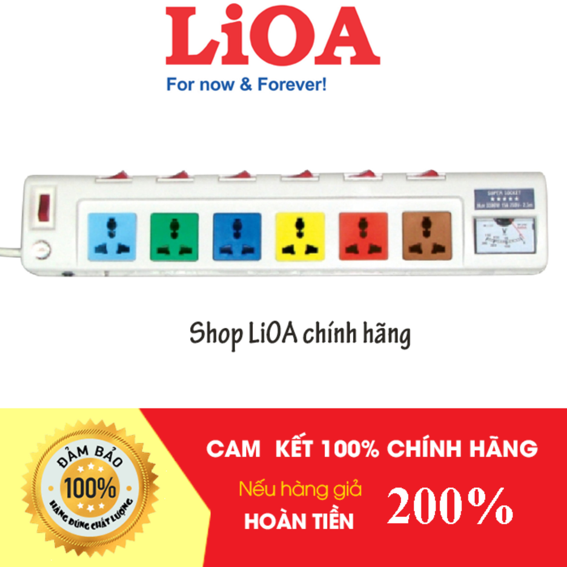 Ổ cắm điện Lioa 6OFSSA2.5-2