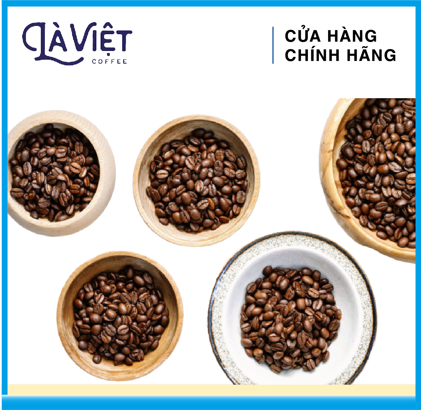Cà phê nguyên hạt LÀ VIỆT BOLD - Arabica & Robusta