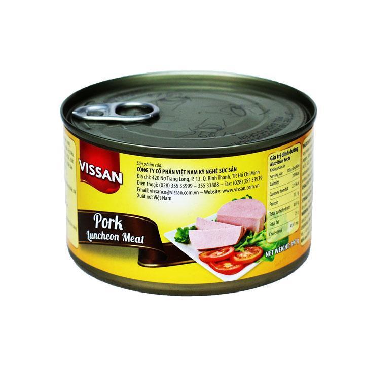 Combo 4 hộp Pate Thịt Heo Vissan 397g