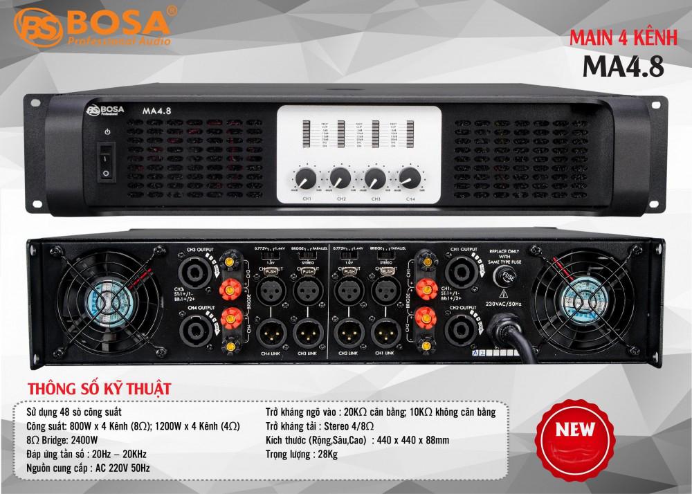 Main 4 kênh Bosa MA4.8