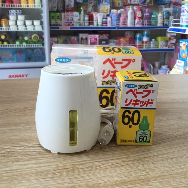 Bộ máy và tinh dầu đuổi muỗi Bibi 60