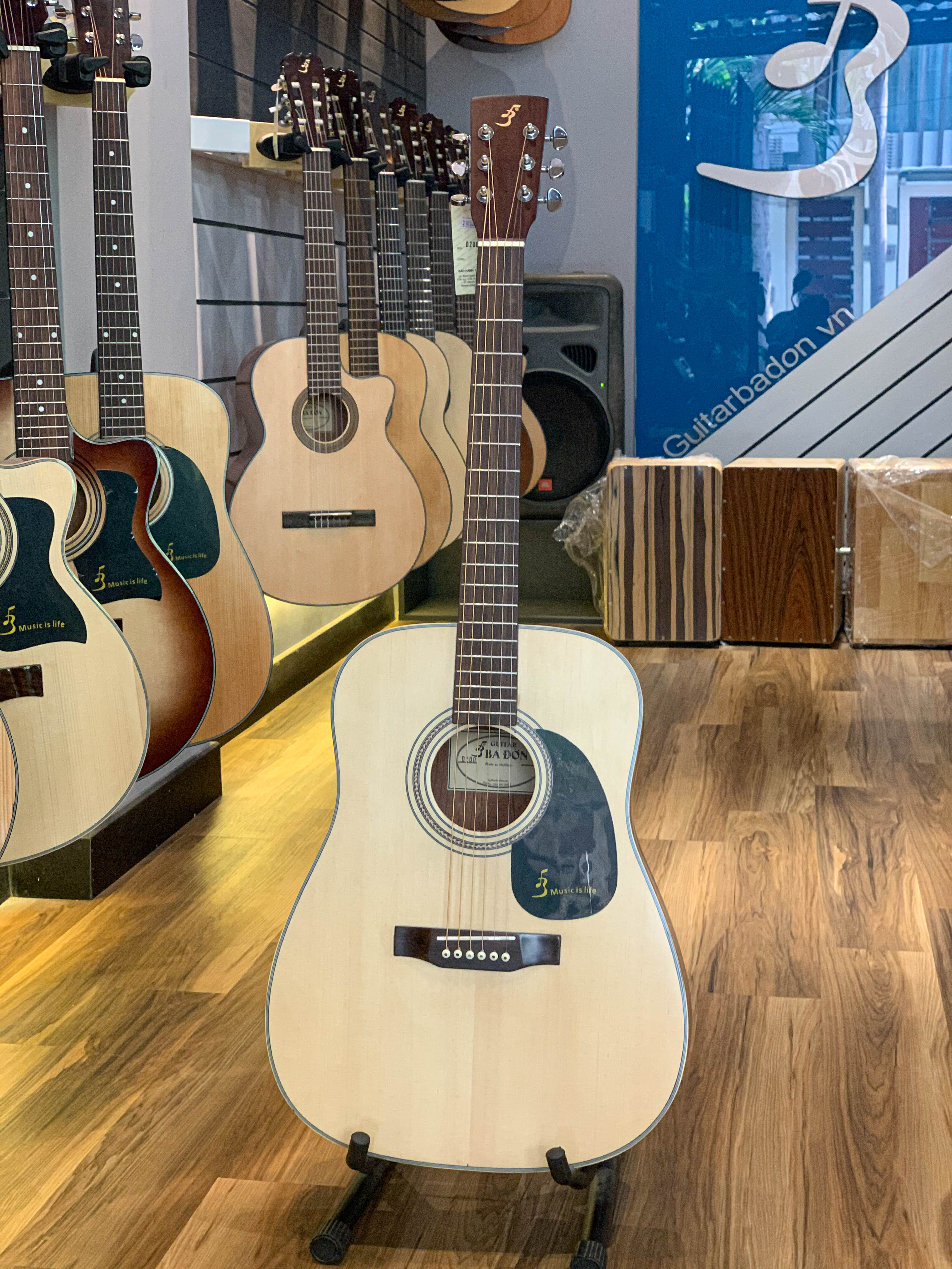 Đàn Guitar Acoustic Ba Đờn D200