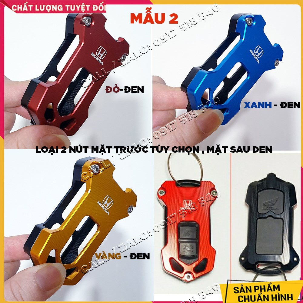 Ốp chìa khóa CNC Smartkey Honda SH SH MODE PCX LEAD AIR BLADE VISION