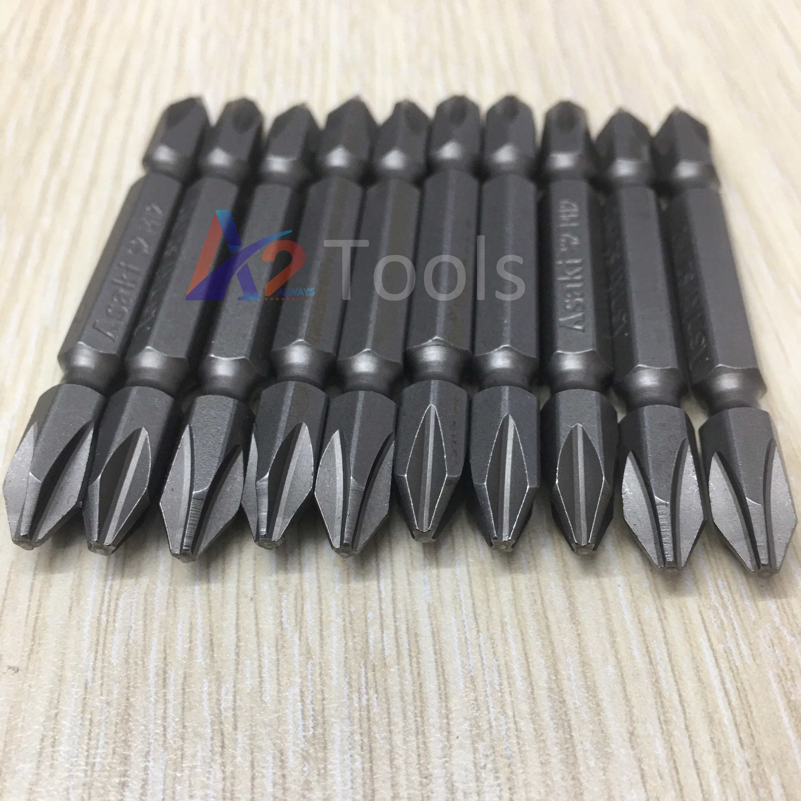 BỘ 10 MŨI VÍT 2 ĐẦU ASAKI AK-7176