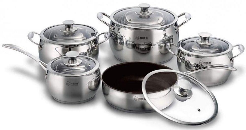 BỘ 5 NỒI CHẢO ARBER AB06CC