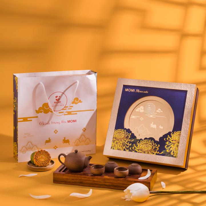 Hộp bánh trung thu Cúc Đại Cát (Hộp 9 bánh)