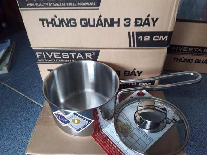 Quánh bột 12/14/16cm Fivestar Nắp kiếng Cao cấp