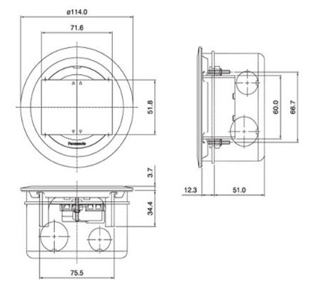 Ổ cắm Panasonic DU7199HTC-1