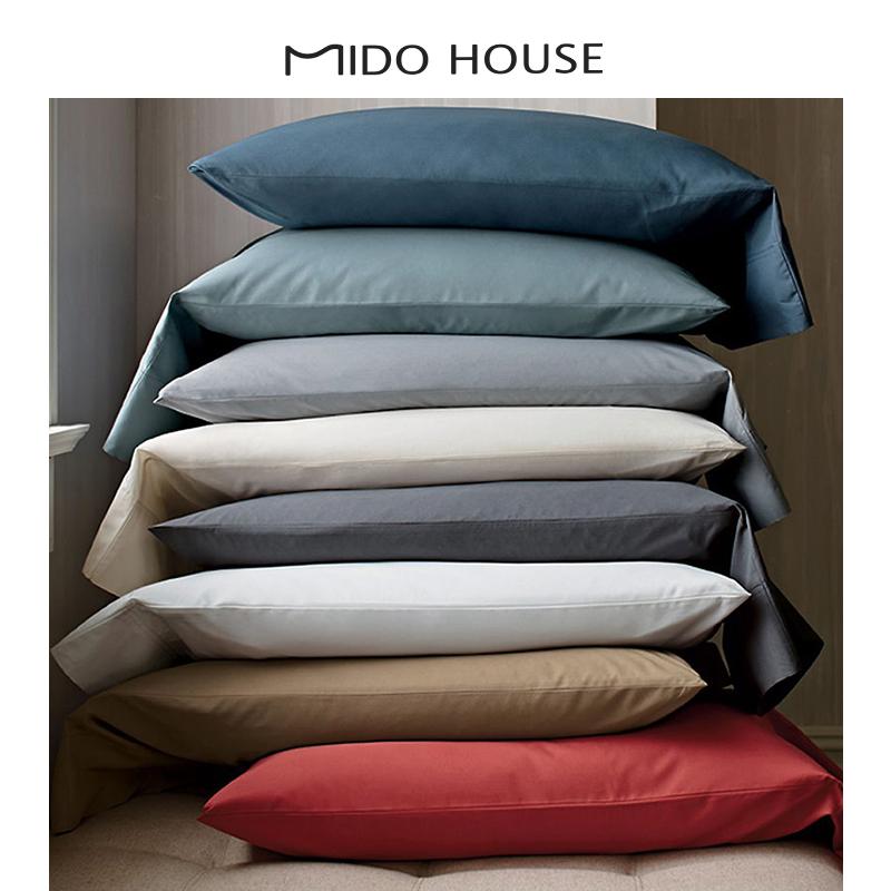 60 Màu Giản Lược Vải Dệt Bằng Tơ Khách Sạn 48X74 Người Lớn 100% Cotton 100% Cotton Vỏ Gối 1 Cặp S0513