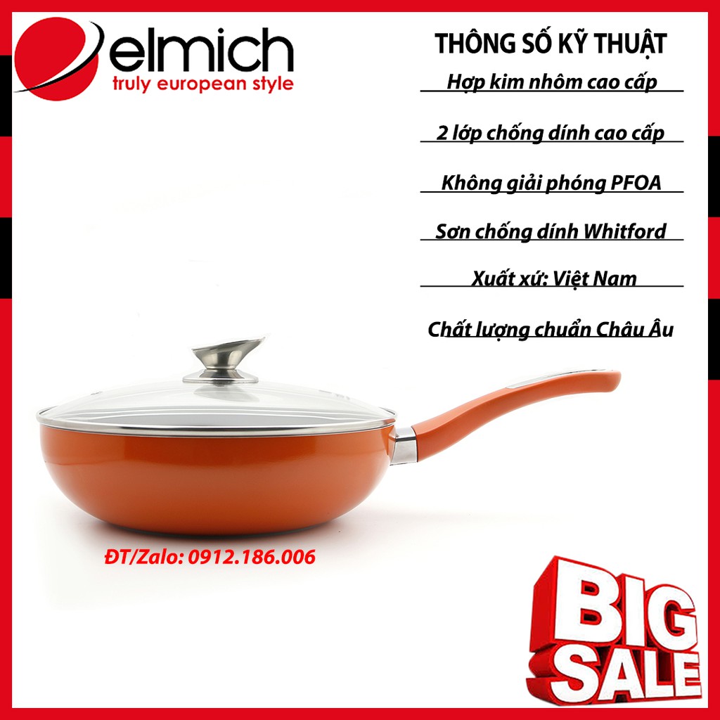 Chảo chống dính Elmich EL-1142 26cm