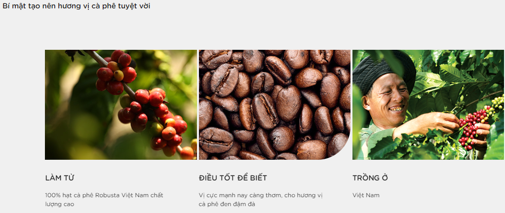 Cà phê Nescafe đen đá 16g dây 10 gói