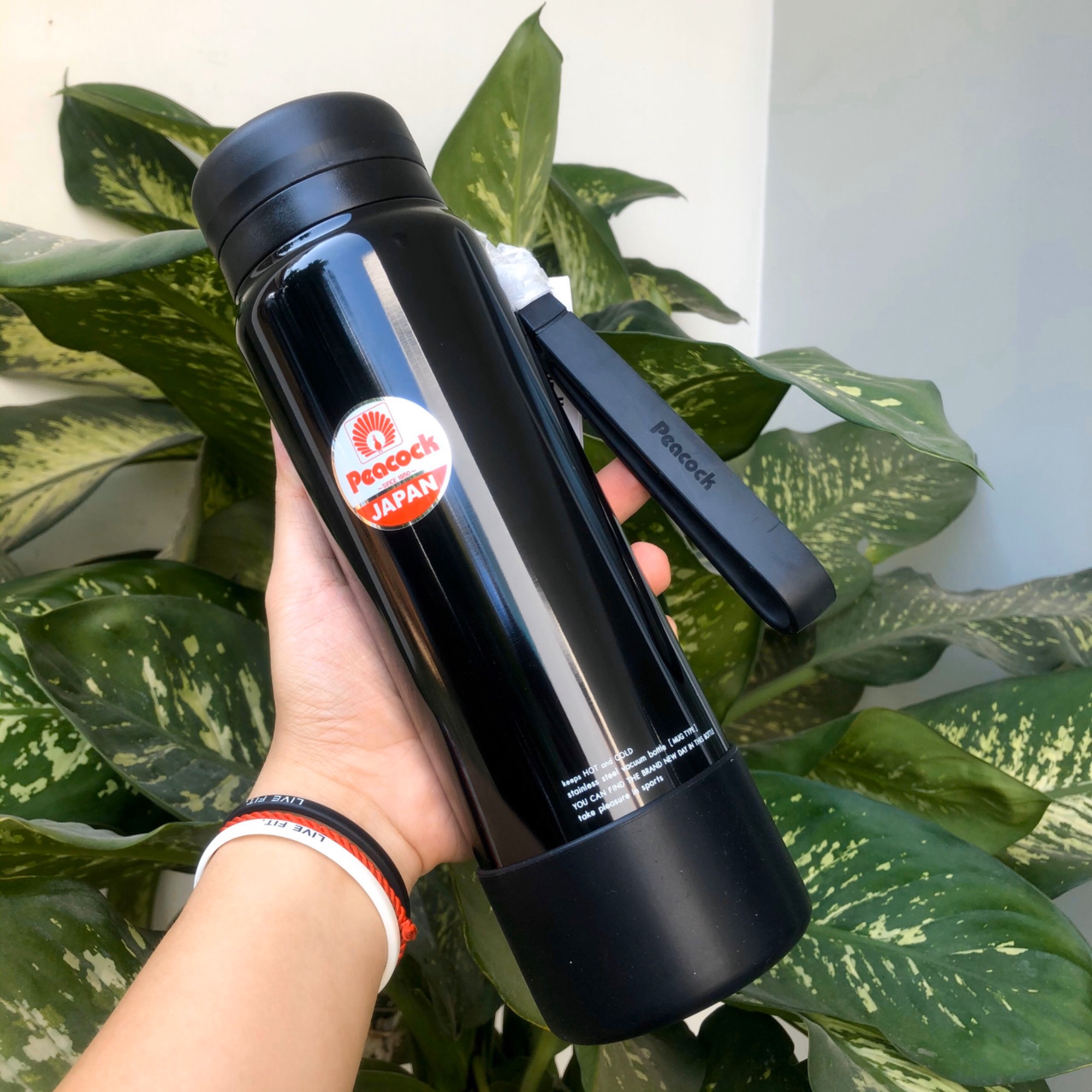 BÌNH DU LỊCH GIỮ NHIỆT PEACOCK AKD-RS100 1L