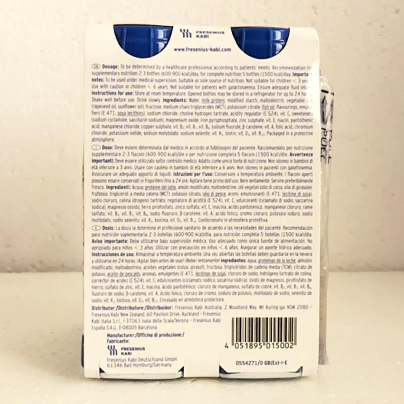 Sữa Diben Drink Vanilla - 200ml, lốc 4 chai