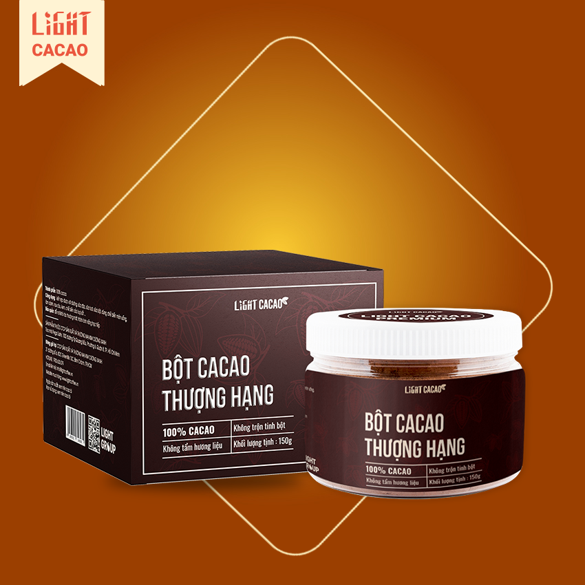 Bột cacao Light Thượng hạng 150g
