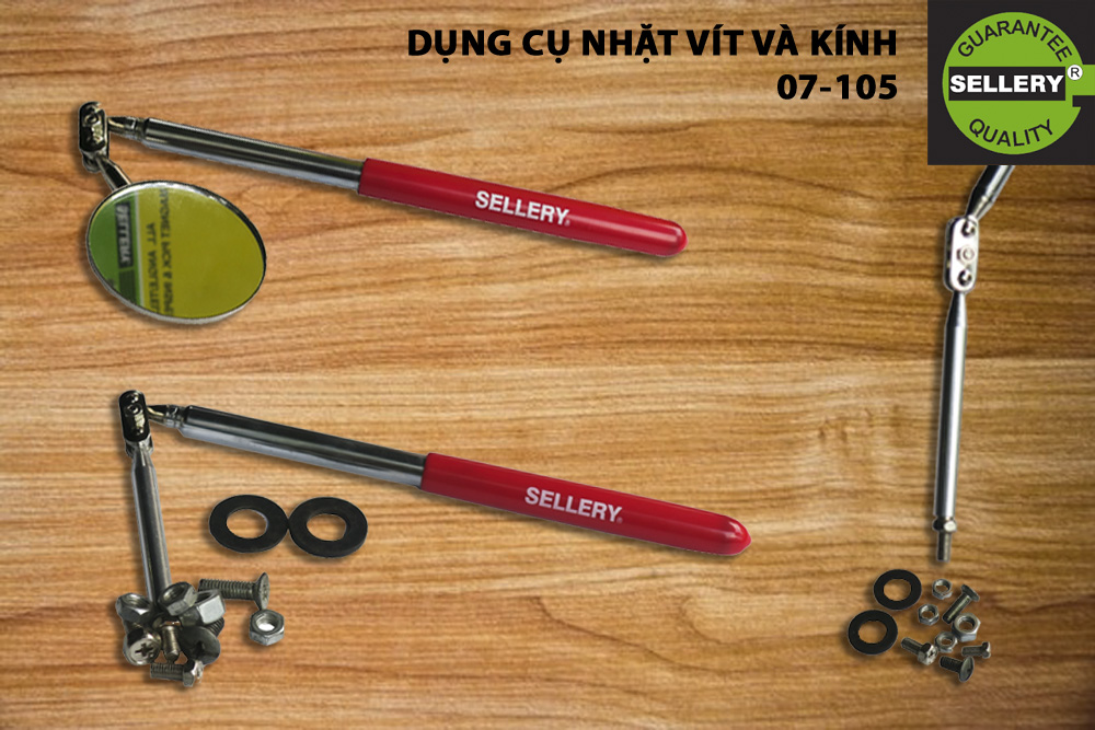 Dụng cụ nhặt vít và kính Sellery 07-105