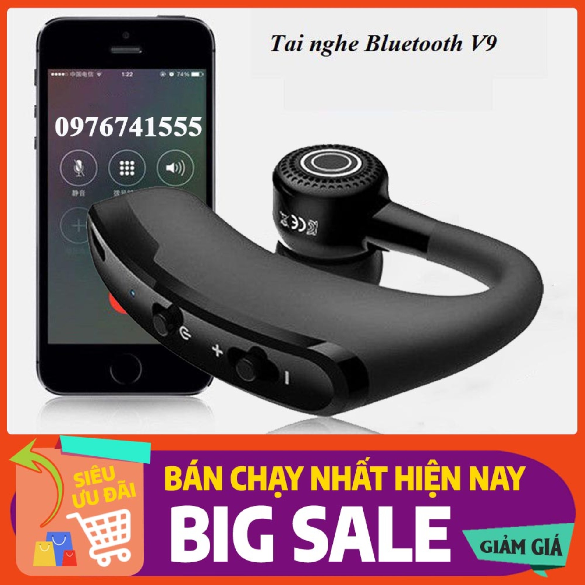 Tai Nghe Bluetooth V9
