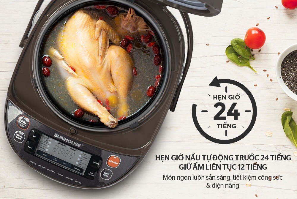Nồi cơm điện tử Sunhouse SHD8905C