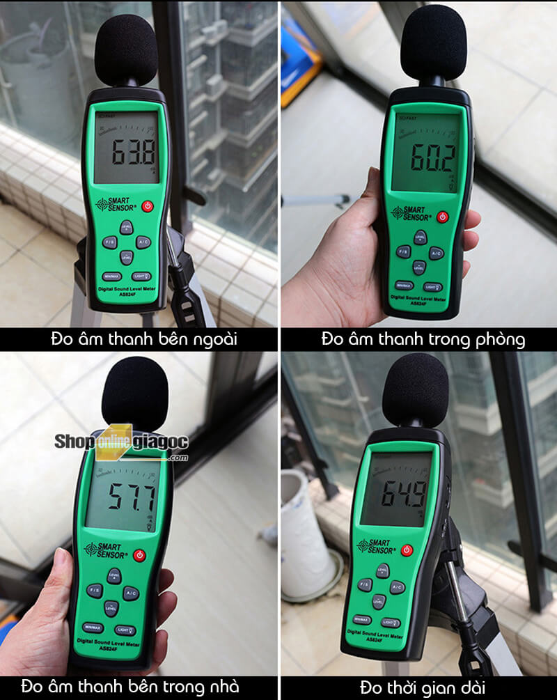 Máy Đo Âm Thanh Smart Sensor AS824