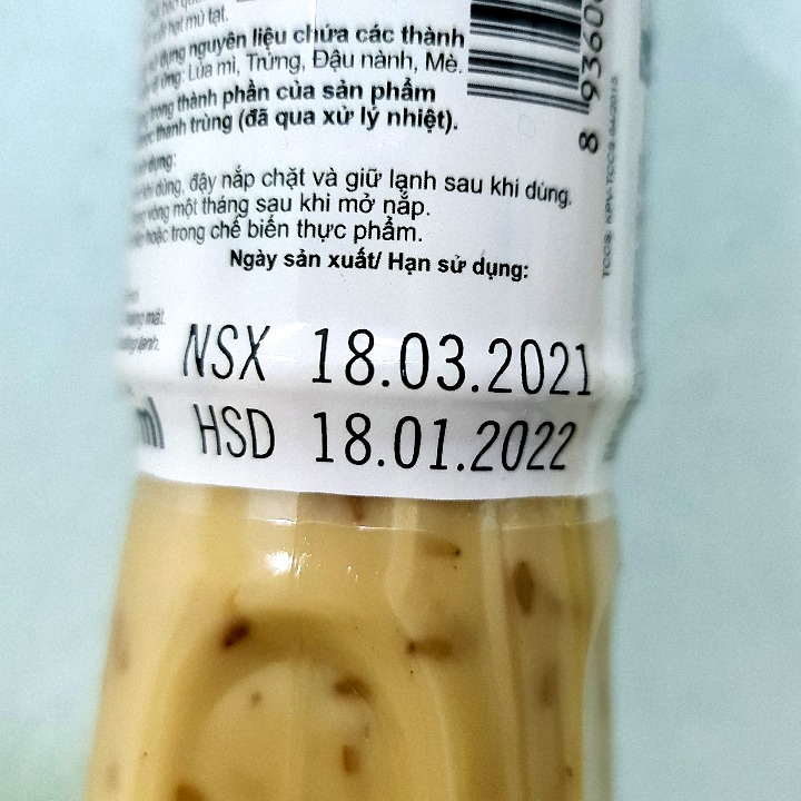 Sốt Kewpie Mè Rang 180ml