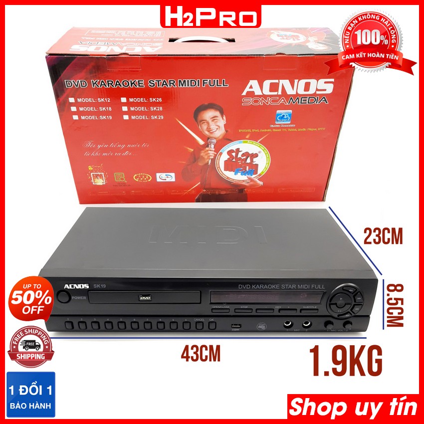 Đầu DVD karaoke Acnos SK19