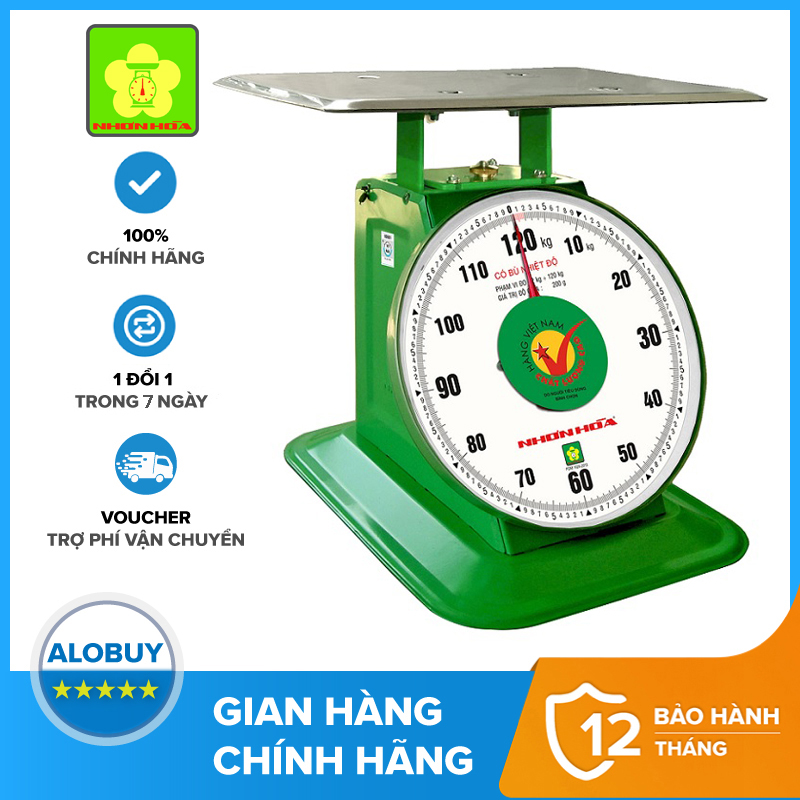 Cân đồng hồ lò xo Nhơn Hòa 120Kg NHS-120-11