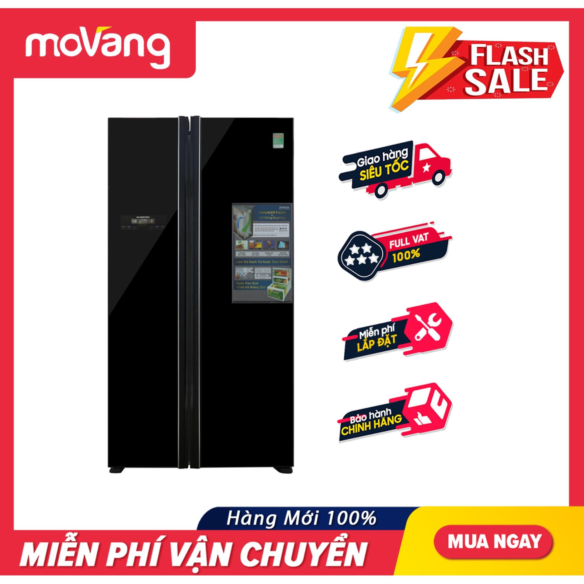 Tủ lạnh Side by Side Hitachi R-FS800PGV2 605L
